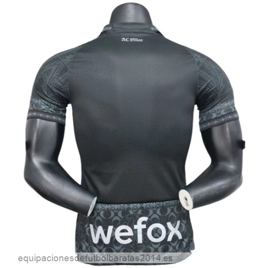 Nuevo Tailandia Cuarta Jugadores Camiseta AC Milan 23/24 Negro Baratas